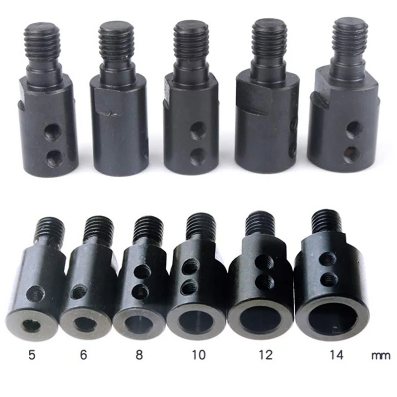 

M10 Saw Blade Connecting Shaft 5/6/8/10/12/14Mm Motor Shaft Adapter Polishing Jigsaw Holder Connecting Rod Sleeve