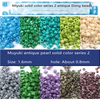 1 6mm miyuki solid glass bead delica antique bead diy earring material accessories