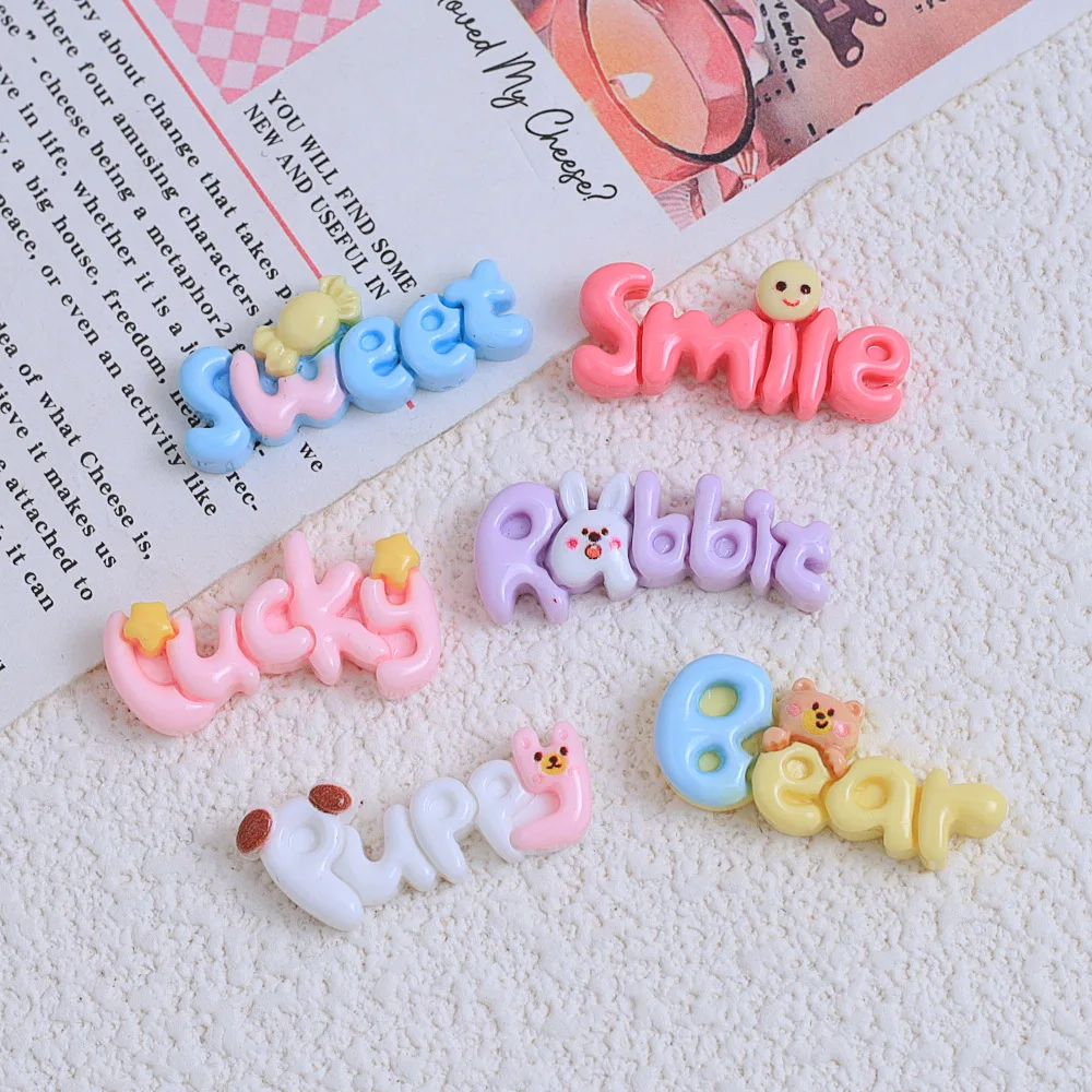 3 шт./лот милые Радужные счастливые облака смоляные подвески для изготовления