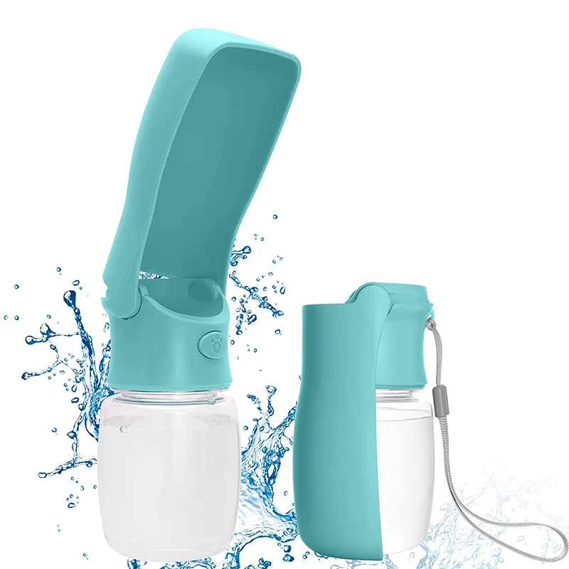 Portable Dog Water Bottle Leak Proof Foldable Pet Water Bottles Dispenser Bowl Travel Drink Cup for Walking Hiking Traveling