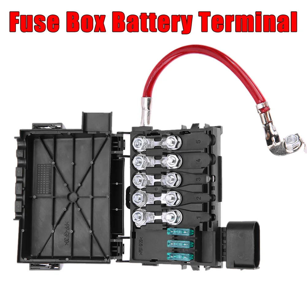 Новый Блок Предохранителей С Клеммой Аккумулятора Для VW Beetle Golf City Jetta Bora MK4 Audi A3 S3