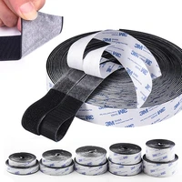 1m hook and loop tape strong self adhesive fastener tape nylon sticker magic tape adhesive strips fastener diy 16203050100mm