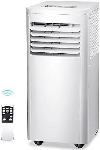 

Portable Air Conditioner,8000 BTU Powerful Home AC Unit with Built-in Dehumidifier & Fan Mode,Cools 350 Sq.Ft,Functional Por