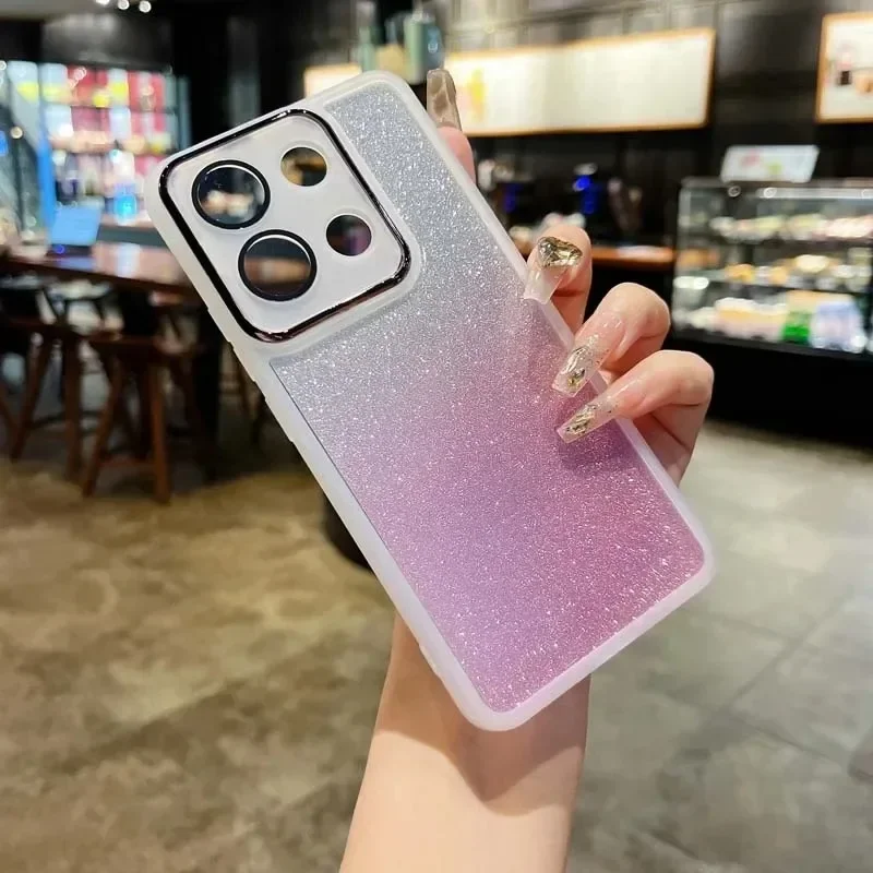 Для Note40 чехол линзы полная защита Мерцающая фотосессия для Infinix Note 40 Pro 30 30i Play Hot