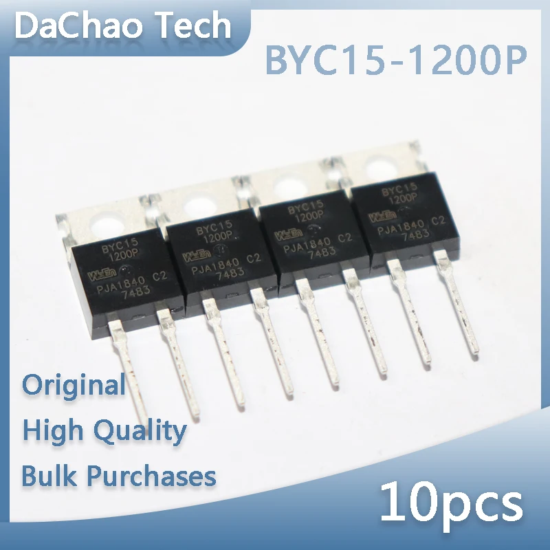 

10pcs BYC15-1200P 1200V 15A 45ns WeEn Fast Diode TO-220 Original New