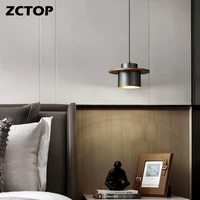 full copper small pendant lamp minimalist luxury round foyer bedroom dining room bar luminaire nordic led hanging lights ac 110v