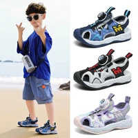 2022 summer beach footwear kids closed toe toddler sandals children fashion designer shoes for boys and girls size 28 397
