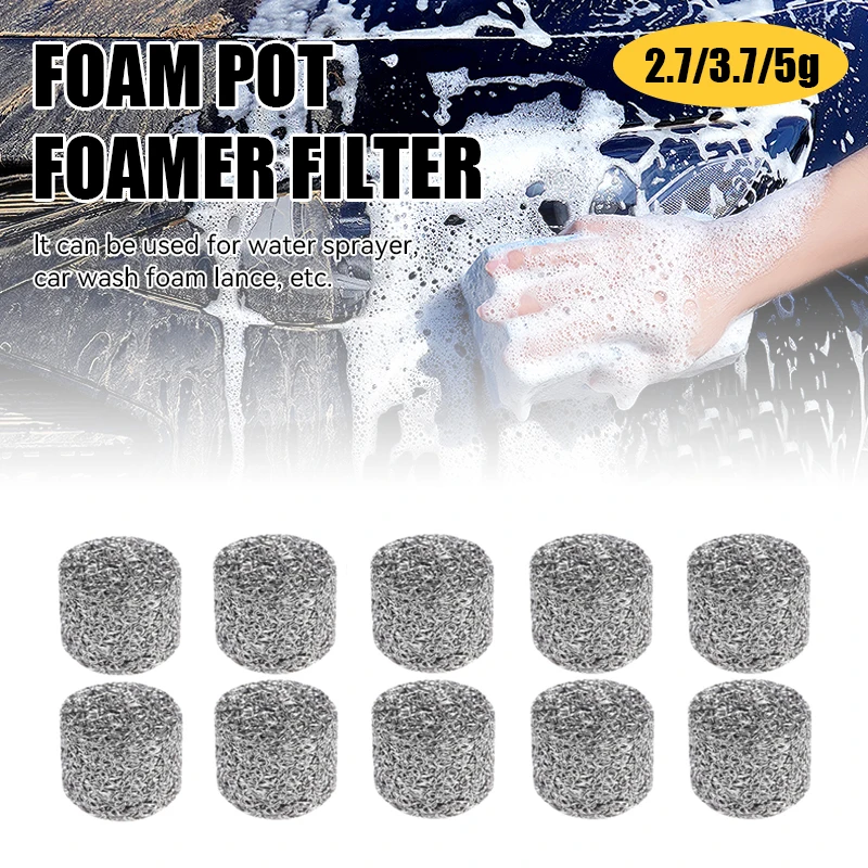 

5g Mesh Filter/Foam Tablet For Foam Nozzle/Snow Soap Lance/Foam Sprayer Stainless Steel Foam Lance Filters for Foam Generator