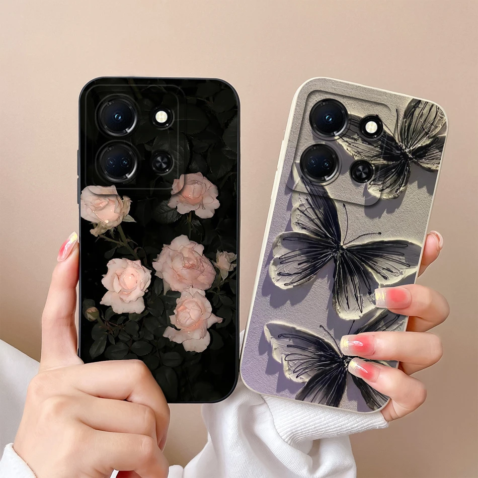 Case For infinix Note 30 Pro Vip 30i Phone Back Cover Soft Liquid Silicone Housing Infinix Note30 30Vip 30Pro Anti Drop Capa