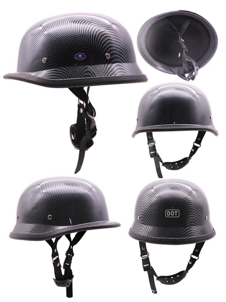 

Helmet Electric Car Retro Helmet Men and Women Four Seasons Riding Helmet Retro Half Helmet Motorcycle Helmet