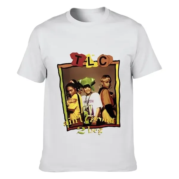 Camiseta de Tlc лёгкий 2 Proud Beg para hombre camisa с принтом Topharajukkuu 1992
