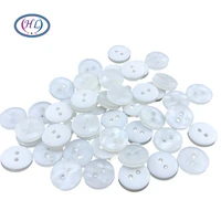 hl 50pcs 12mm white imitation shell buttons shirt apparel sewing accessories diy crafts decorative 002010009