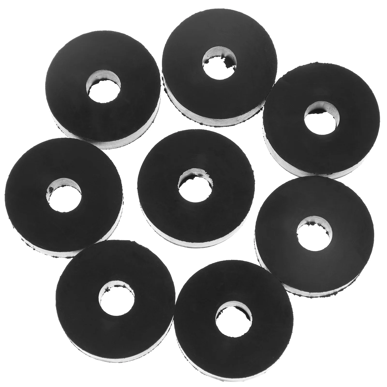 

8 Pcs Bolt Washer Black Washers Vibration Suppression Rubber Abrasion Resistant Grommets Isolation Pad Household Appliances