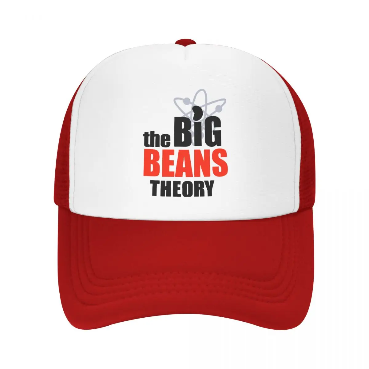 

Big BEANS Theory Mesh Baseball Cap Adult Hip-Hop Trucker Worker Cap Big Bang Theory Hats Breathable Polyester Sports Cap Autumn