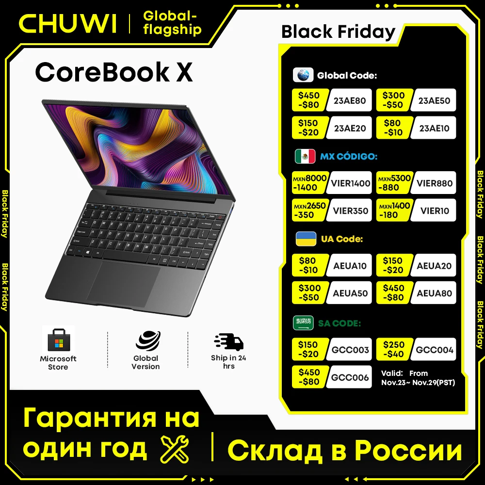 

CHUWI CoreBook X Gaming Laptop i3-1215U Core 16GB RAM 512GB SSD 14.1 inch FHD IPS Screen Intel Six Cores UP to 3.70 Ghz Notebook