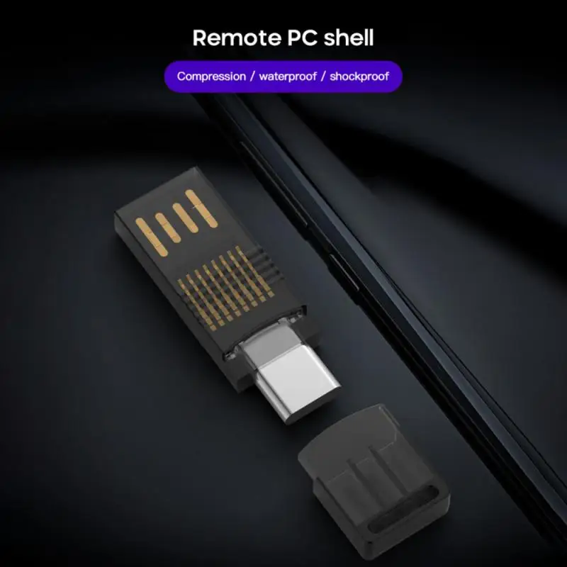Кардридер 2 в 1 с USB 0 и Type C на SD Micro TF OTG |