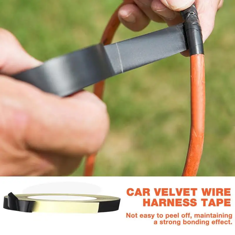 

Electrical Tape Heat-resistant Adhesive Cloth Fabric Tapes Automotive Cable Harness Wiring Loom Electrical Heat Insulation Tape