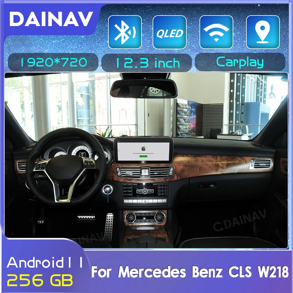 

Android 11.0 8+256GB car radio GPS Navigation For Mercedes Benz CLS W218 multimedia player stereo