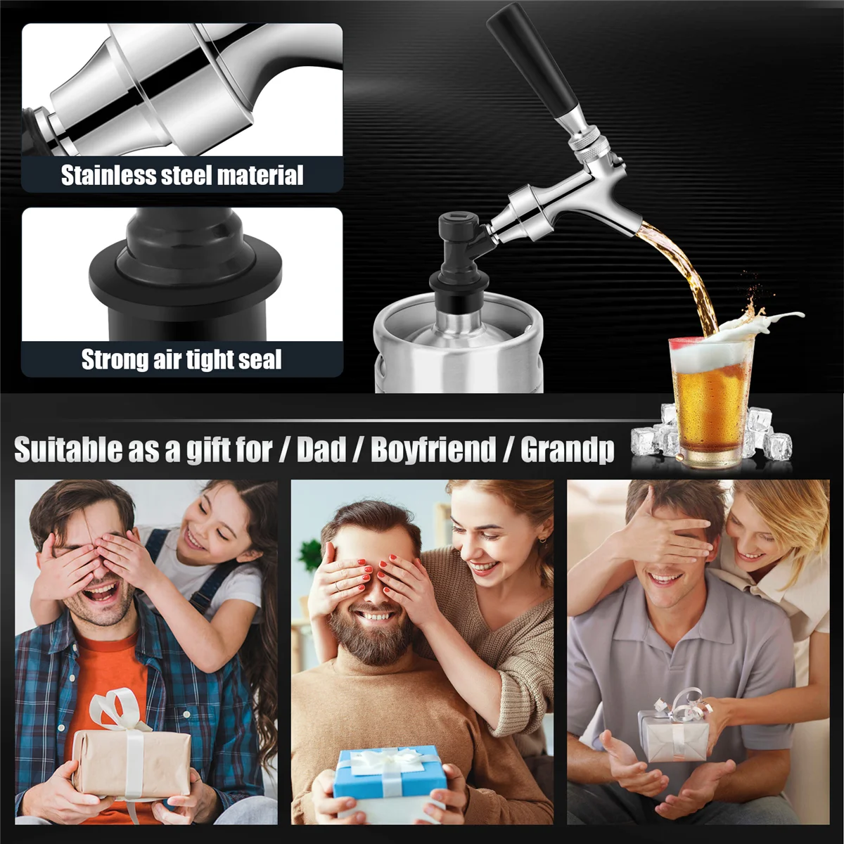 Комплект шарового замка для пивного крана кран пива Homebrew Draft Cornelius &amp Corny Keg жидкий