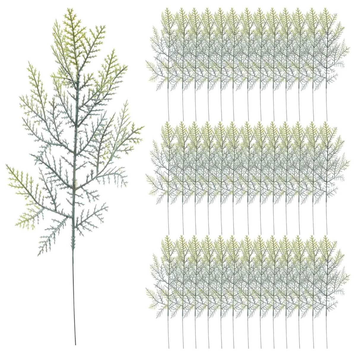 

40 Pcs Artificial Cedar Sprigs Faux Cedar Spray Branches Cedar Twig Stems Sprigs Picks DIY Accessories for Christmas