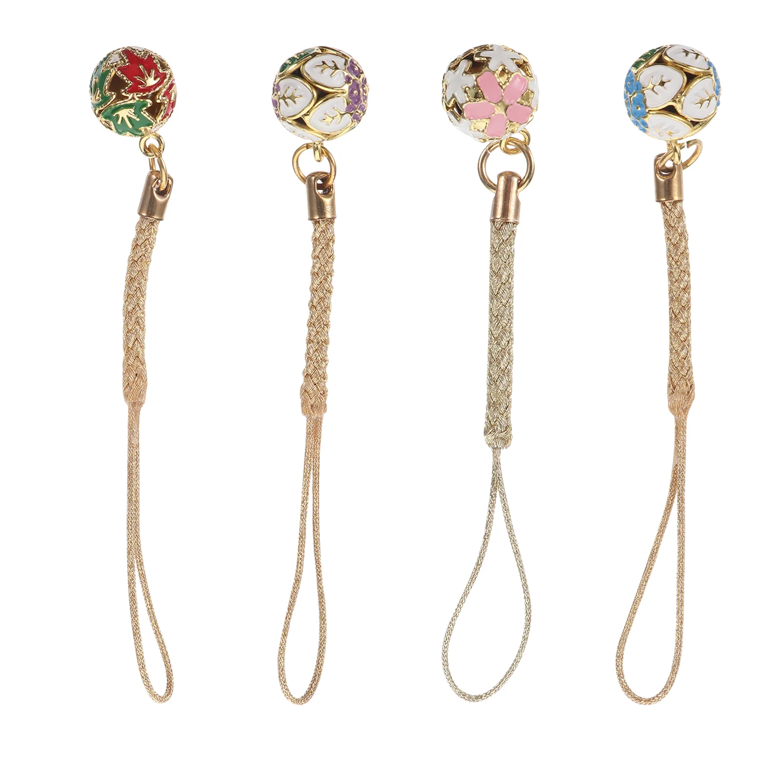 

Auto Car Accessories Japanese Flower Bell Christmas Pendants Lanyard Novel Small Lanyard