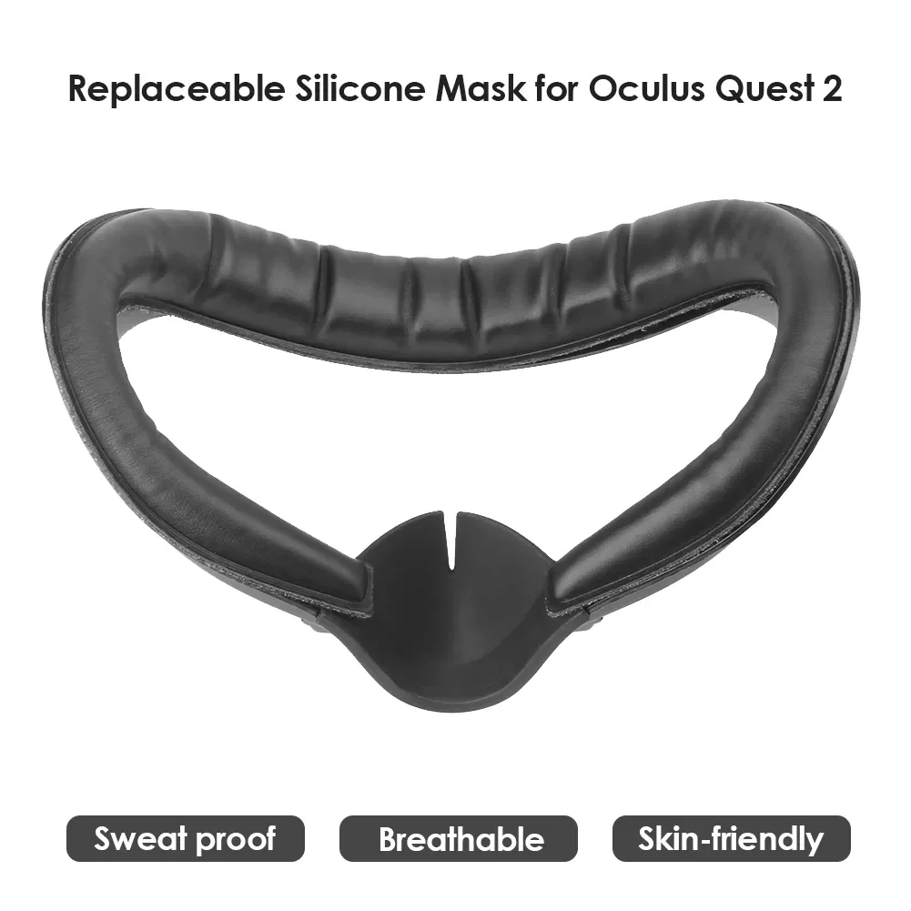

VR Facial Interface Replacement Set For Oculus Quest2 5in1 Oculus Quest 2 Skin-Friendly Eye Cover Pad Bracket With Len Cover