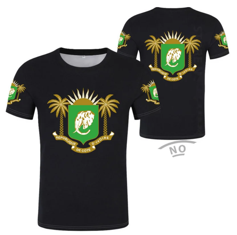 Футболка с надписью Кот-д 'Ивуар |