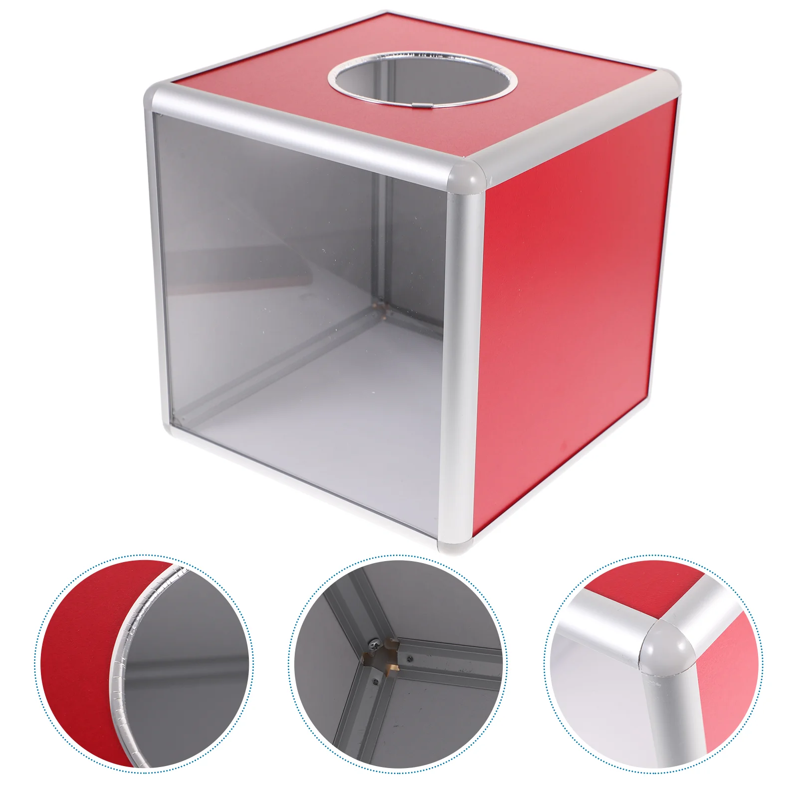 

Lottery Box Raffle Ticket Storage Box Donation Holder Organizer Donation Box