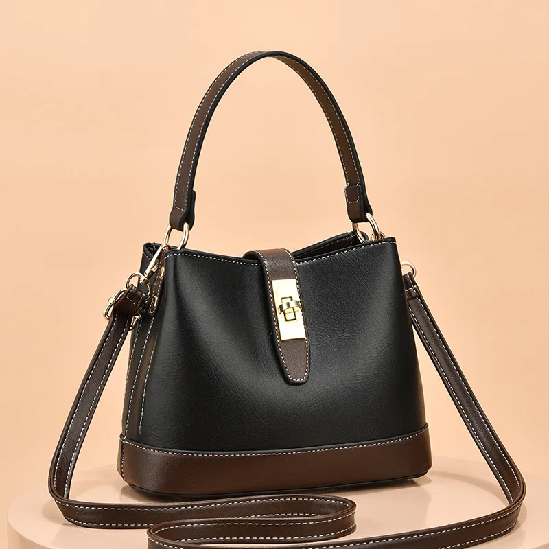 Women Bucket Bag Leather Messenger Bag Female Female Handbags Trend 2023 Designer Crossbody Shoulder Bag Ladies Bolsas Femininas