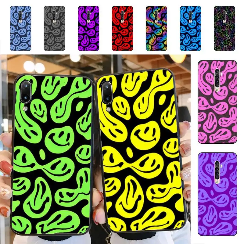 

Ketaotao Melting smiley face Phone Case for Vivo Y91C Y11 17 19 17 67 81 Oppo A9 2020 Realme c3
