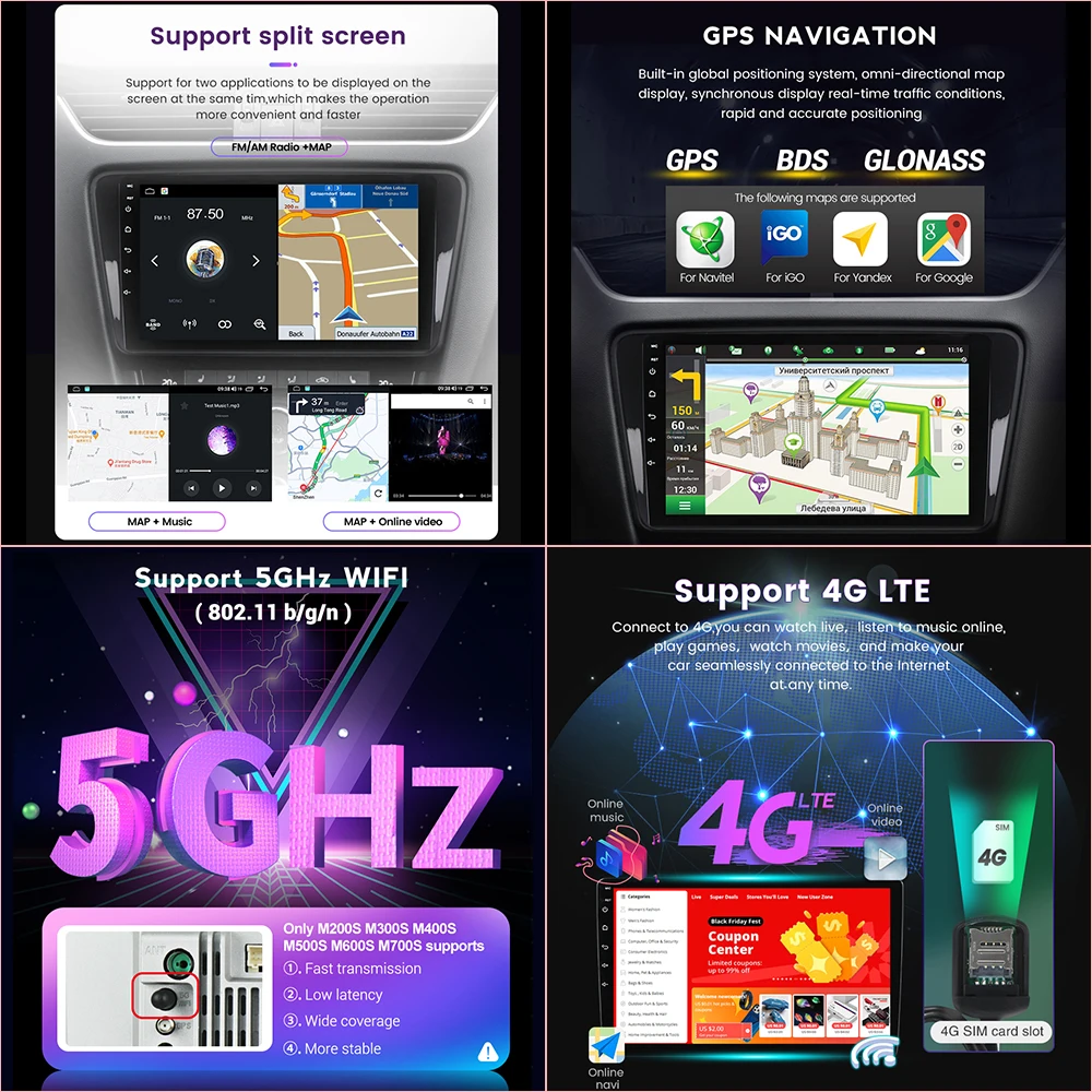 2 Din Android 11 Carplay DSP RDS Автомагнитола для Fiat Stilo 2002-2010 мультимедийный DVD видеоплеер