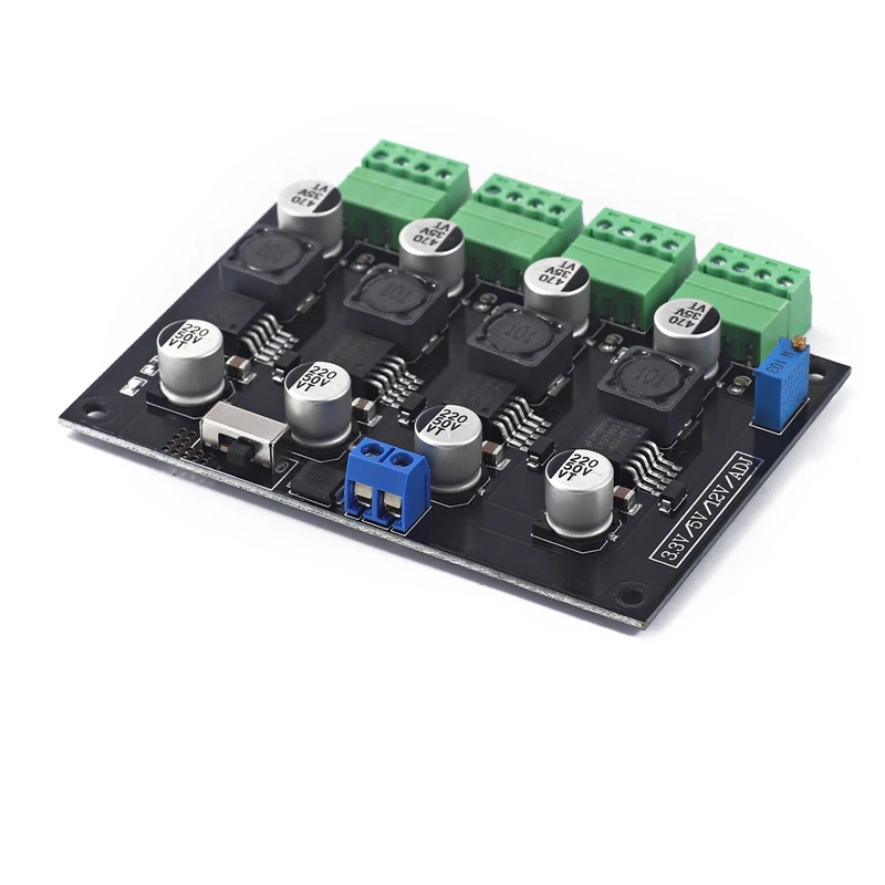 Многоканальный импульсный источник питания LM2596 3 В/5 В/12 В/ADJ Регулируемый Модуль