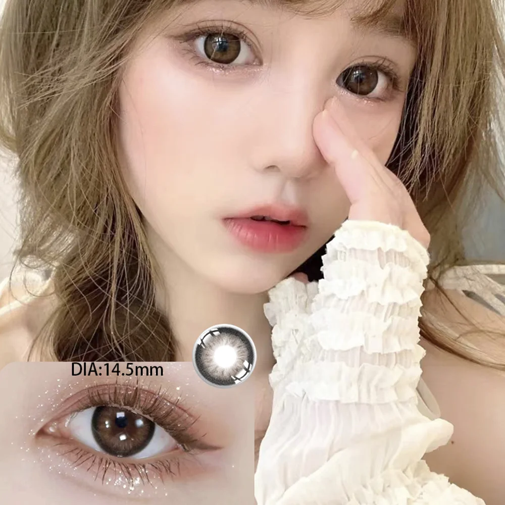 mill creek myopia colored lenses for eyes with prescription natural high quality eyes contact lenses 1 pair2pcs free shipping free global shipping
