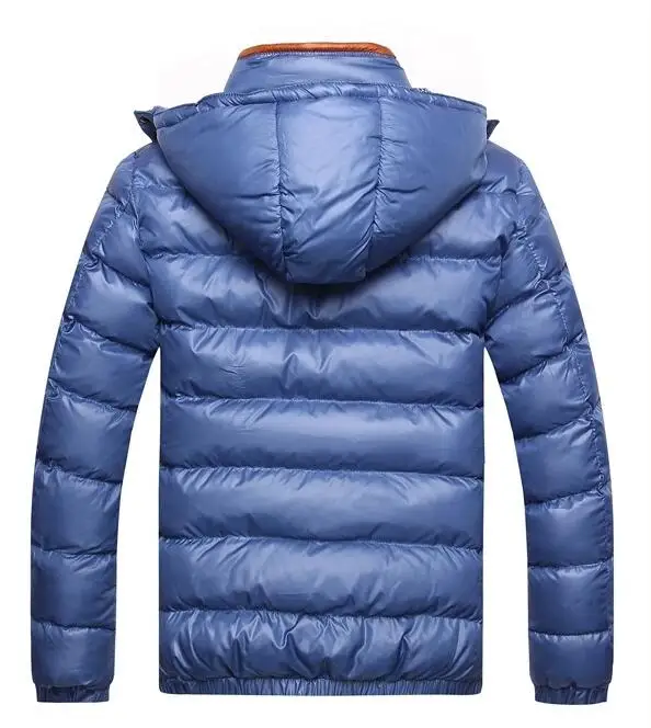 Hooded Cotton Jacket Youth Men's Light Cotton Padded Warm Thick Parkas Men Outwear Winter Coat  Brand Jacket More Styles