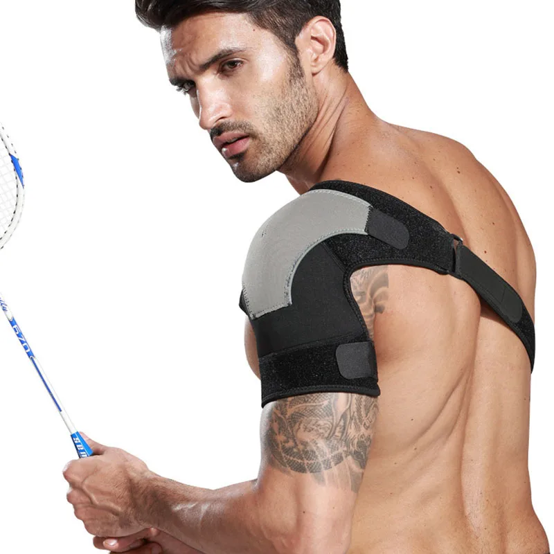 

Shoulder Brace for AC Joint & Tendinitis Adjustable Shoulder Support Brace pad Belt for Pain Relief & Injury Prevention