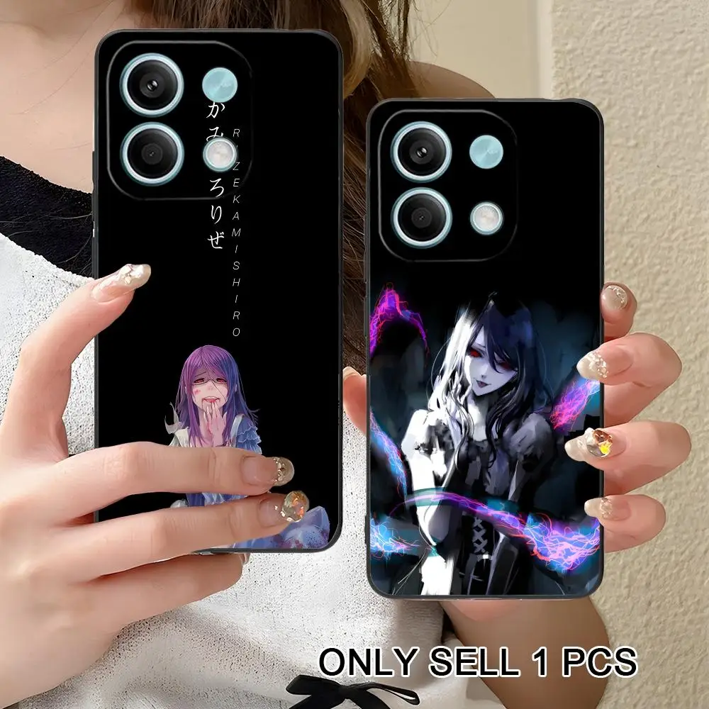 Фото Чехол для телефона Ghoul Rize для Xiaomi Redmi Note 15 14 13 12 11 S Pro Plus 4G 5G, мягкий противоударный чехол из ТПУ. №1
