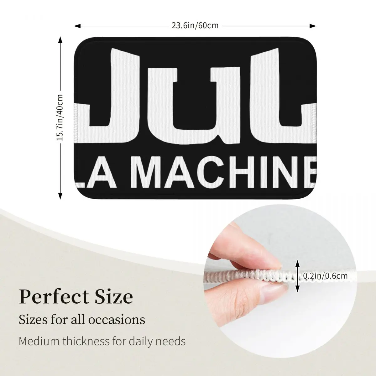 Персонализация Chanteur Jul La Machine Коврики для унитаза ванной Коврик Ковер Check Rug