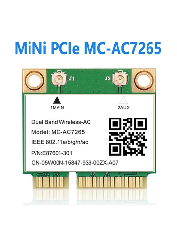Wi-Fi карта MC-AC7265  Bluetooth 4.2 для ноутбука