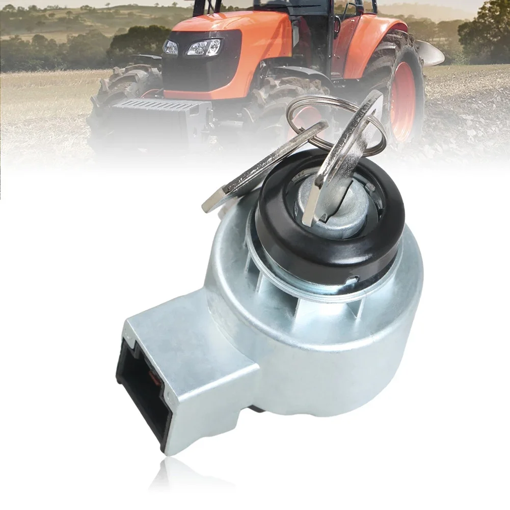 Фото Замок зажигания с 2 ключами для Kubota B7500 B2100 B2400 B1700 B7510 6C040-55452, запчасти и аксессуары для салона №1