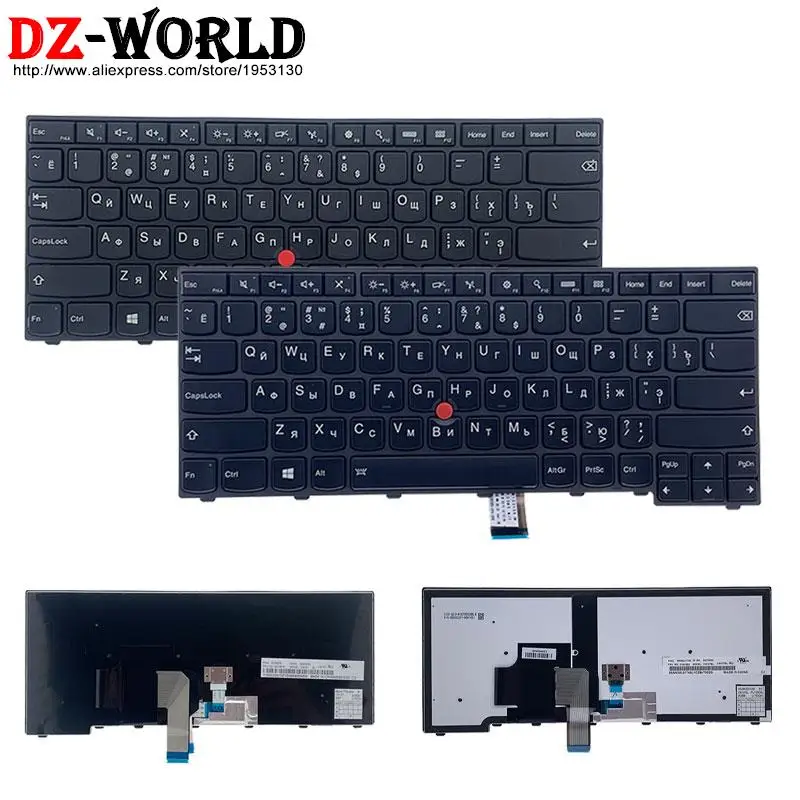 

RU Russian Backlit Keyboard for Lenovo Thinkpad T440 T440S T440P T450 T450S T460 L470 L440 L450 L460 E431 E440 01AX333 04Y0885