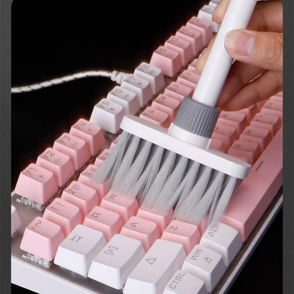 

Cleaner For Pc Airpods Dust Cleaning Brush Keyboard Cleaning Brush Portable Convenient Keycap Puller Set Keyboards Accessories