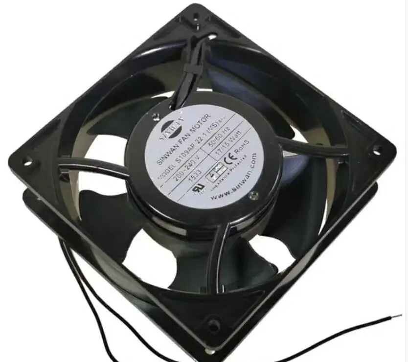 Sinwan S109Ap-22-1 Ac 240V 17W 120X120X38Mm Server Lüfter