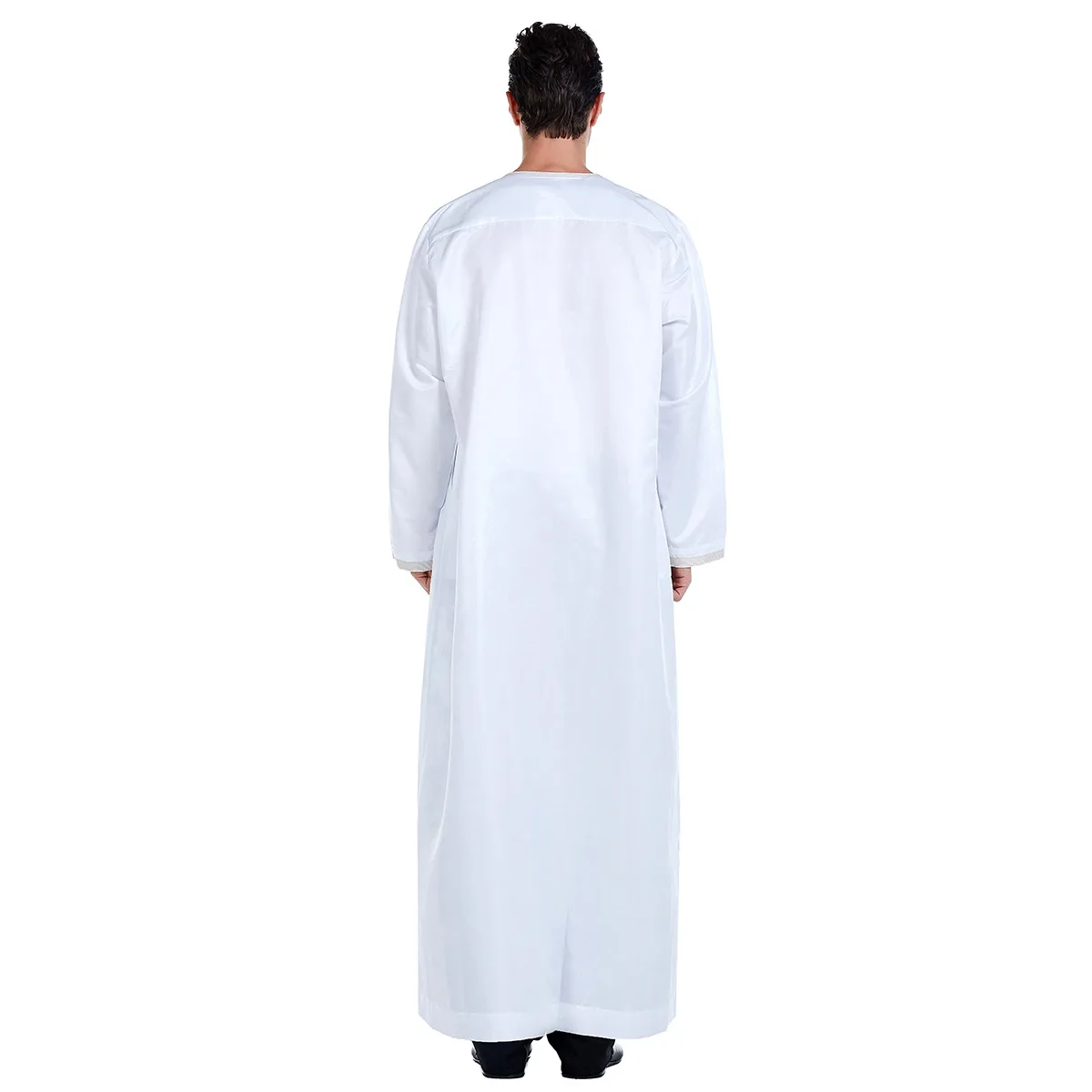 Loose And Comfortable Malaysia Kaftan Dress Arabic Long Sleeve Men Clothing 2022 Pakistani Salwar Kameez Ropa Muslim Jubba Thobe