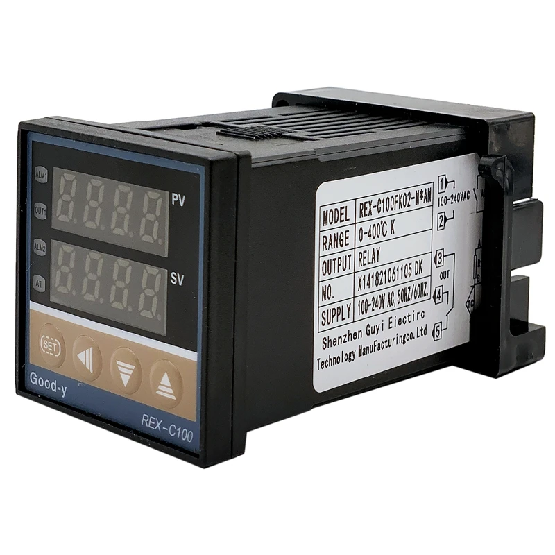 

Multi-Input Digital Temperature Controller REX-C100 Professional Alarm 0℃-1300℃ for Electric Power Chemical Industry