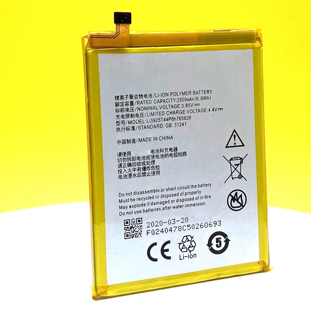Новый аккумулятор 2500 мАч Li3925t44p6h765638 для телефона ZTE BLade V8  Lite 5,0 дюйма высокого качества | AliExpress