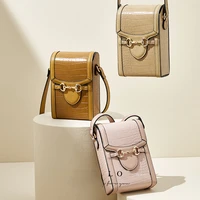 brand phone bag alligator leather print small designer bag luxury purses and handbags crossbody sling bolso rivet ita bag