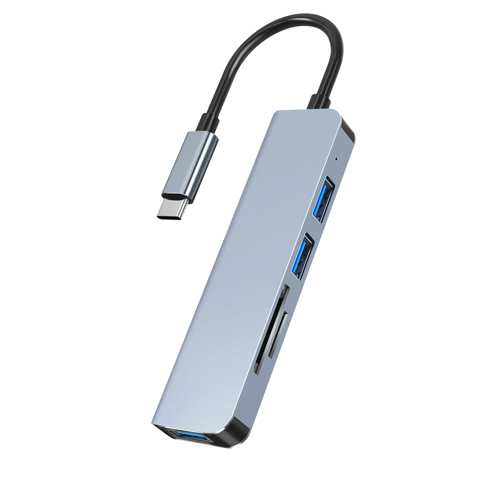 

Док-станция 5-в-1 с USB 2103 + USB * 2 + кардридерами SD/TF