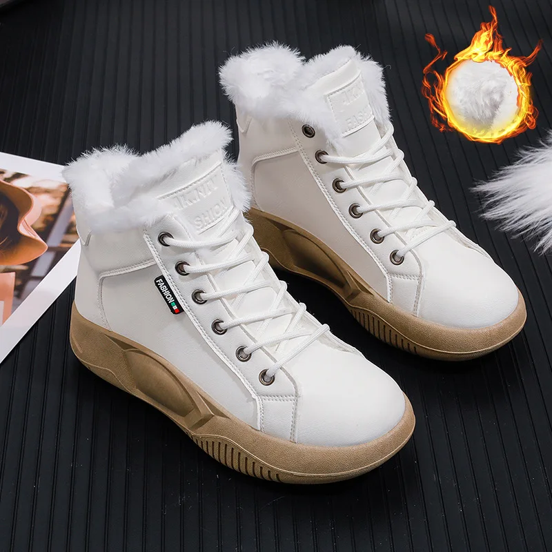 New Women Boots Fashion Sneakers Woman Platform Shoes Casual Loafers  Ladies Snow Boots Female Autumn Winter Warm High Quality