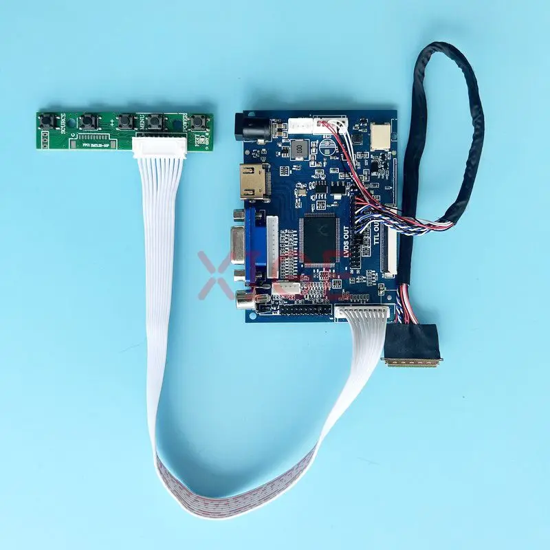 

Driver Controller Board Fit B116XTN02.0 B116XTN04.0 LCD Display VGA 2AV Assembly Kit Compatible-HDMI 1366*768 LVDS 40 Pin 11.6"