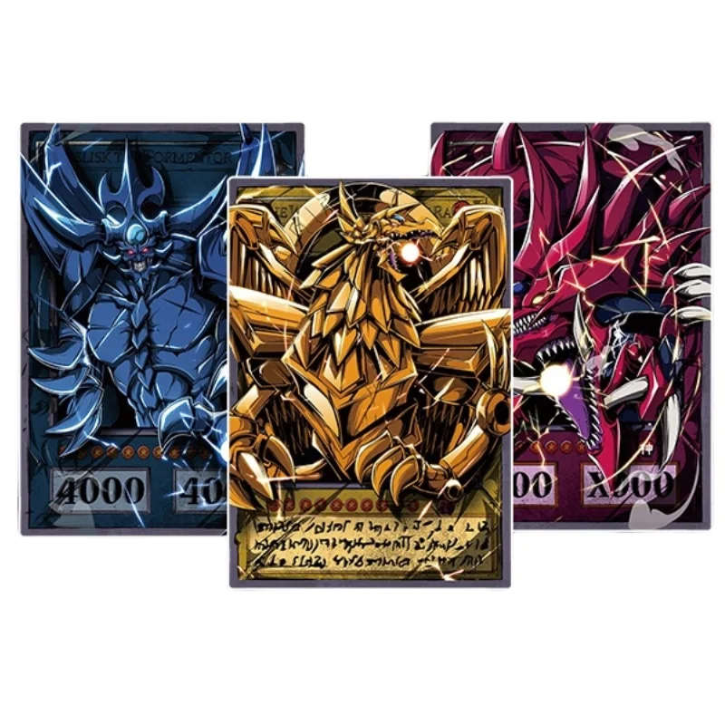 Yu-Gi-Oh флэш-карта египетский Бог DIY обычный флэш-процесс набор из 3 листов аниме